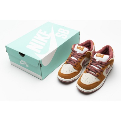 SB Dunk Low Pro Dark Russet Cedar Replica,BQ6817-202 02