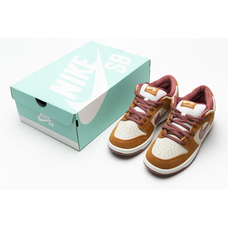 SB Dunk Low Pro Dark Russet Cedar Replica,BQ6817-202