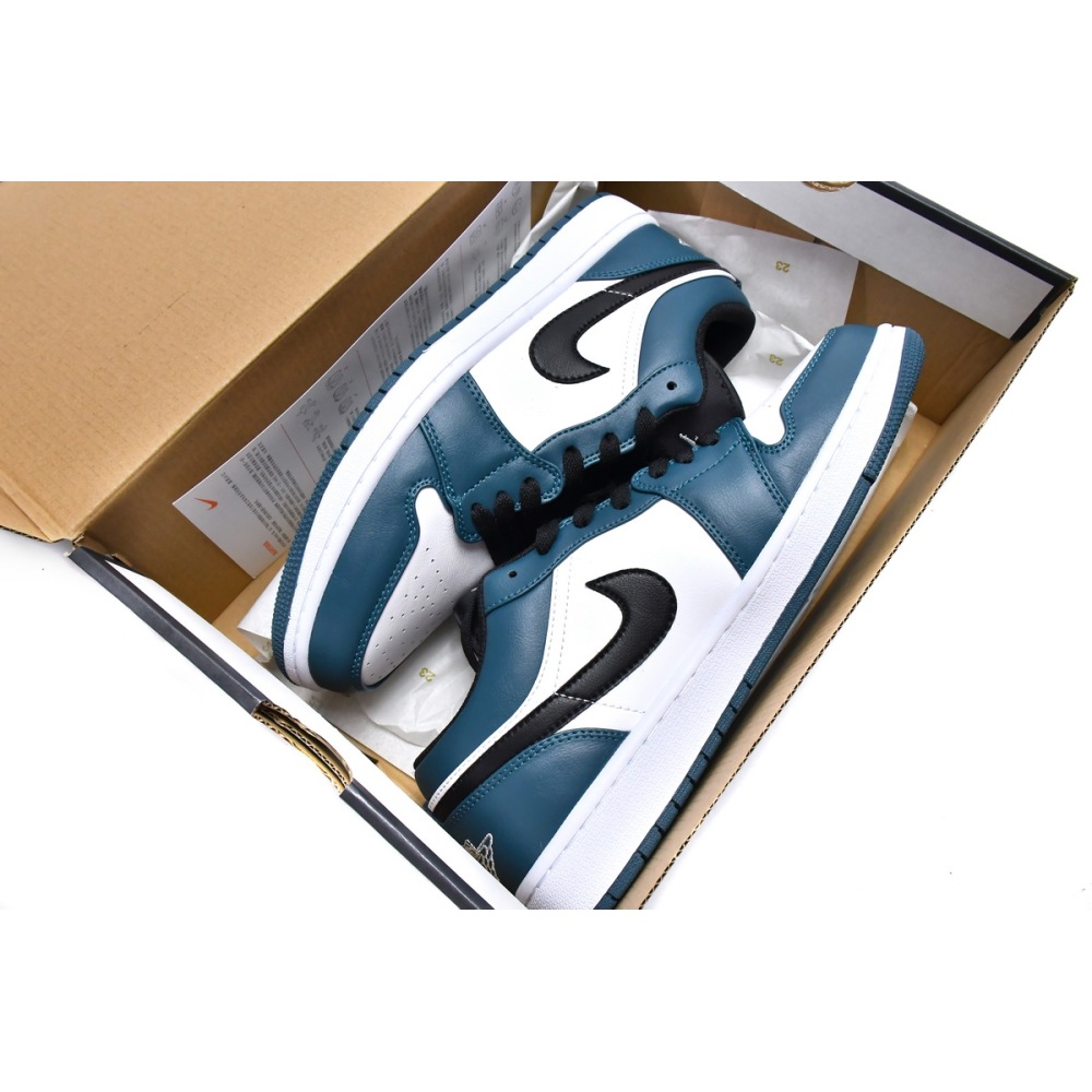 Jordan 1 Low Dark Teal Replica, 553558-411, Replica Shoes