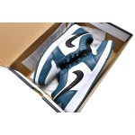Jordan 1 Low Dark Teal Replica, 553558-411, Replica Shoes