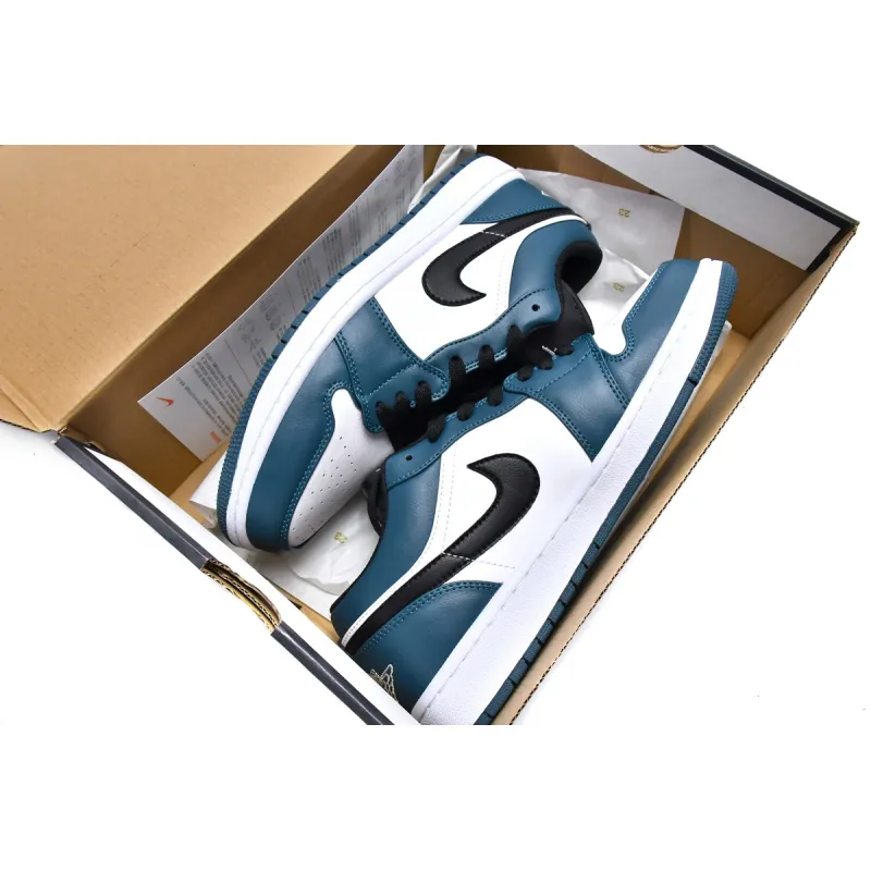 Jordan 1 Low Dark Teal Replica, 553558-411