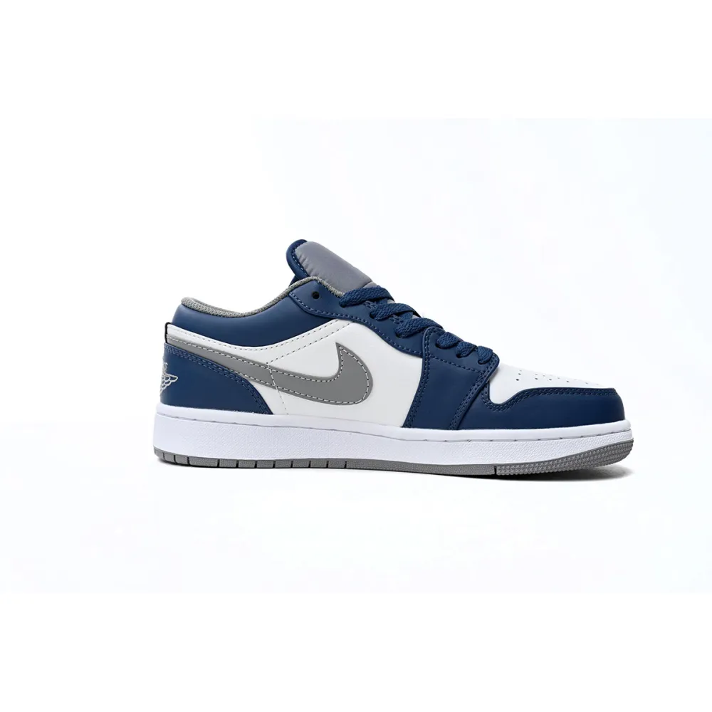 Jordan 1 Low True Blue Replica, 553558-412