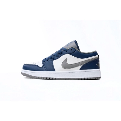 Jordan 1 Low True Blue Replica, 553558-412, Replica Shoes 01