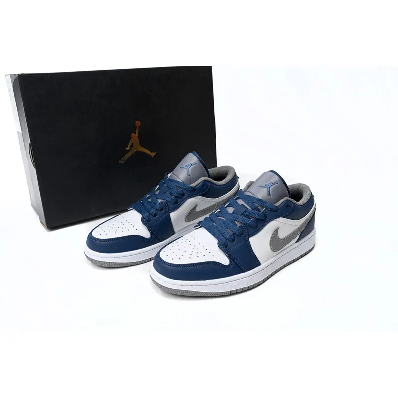 Jordan 1 Low True Blue Replica, 553558-412