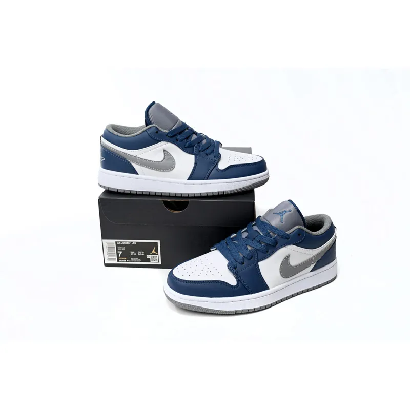 Jordan 1 Low True Blue Replica, 553558-412