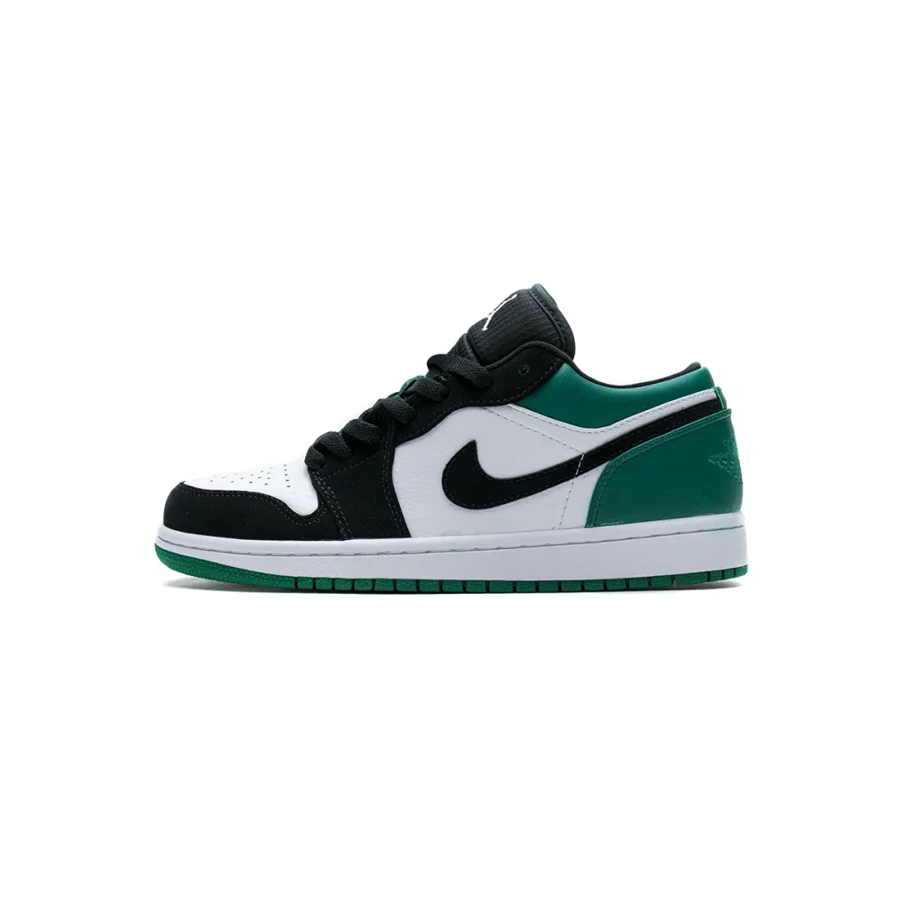 Jordan 1 Low White Black Mystic Green Replica, 553558-113