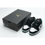 Jordan 1 Low White Black Mystic Green Replica, 553558-113