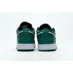 Jordan 1 Low White Black Mystic Green Replica, 553558-113