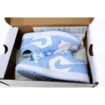 Jordan 1 Low White Ice Blue Replica, DC0774-141