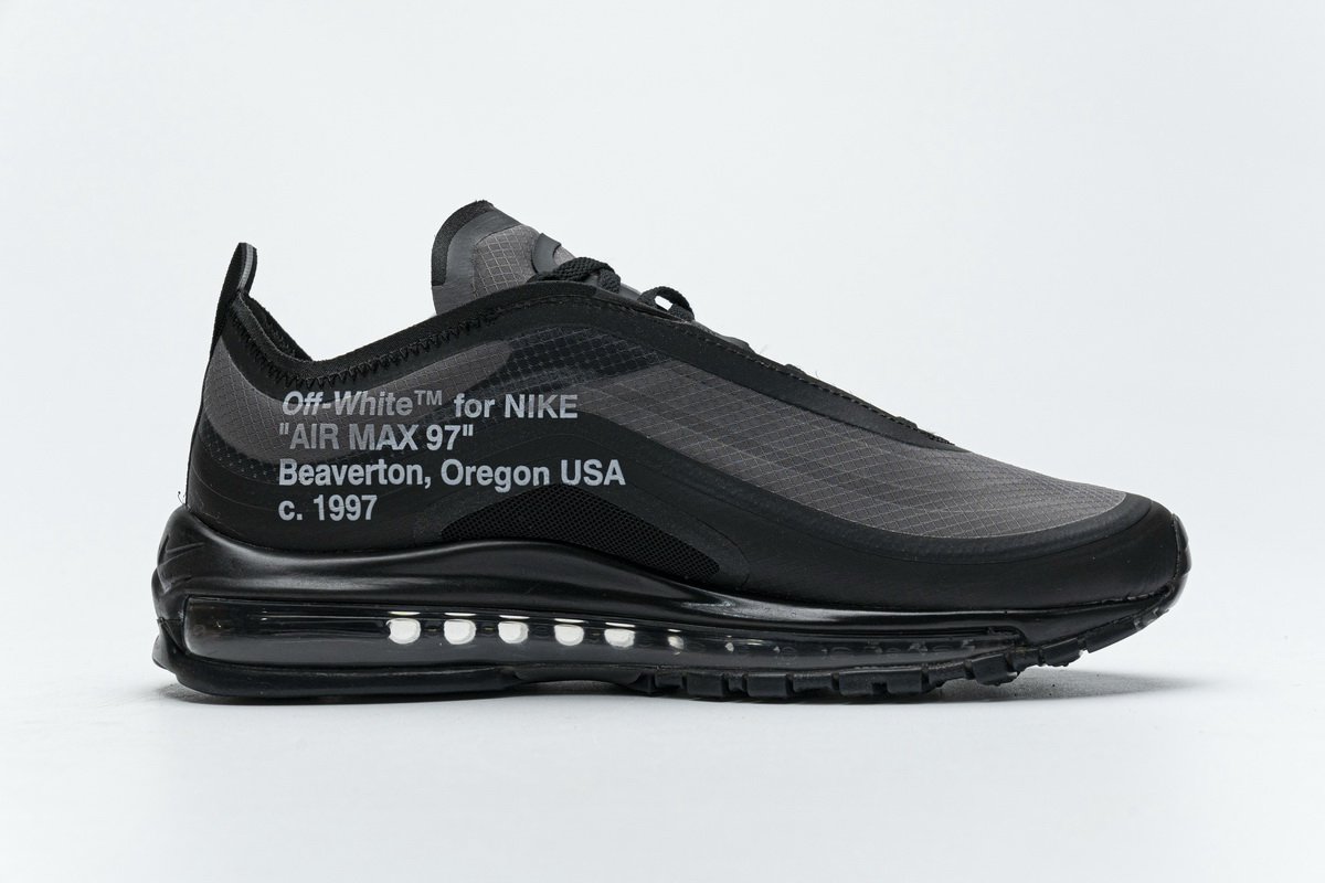Air Max 97 Off-White Black Replica, AJ4585-001, Replica Shoes
