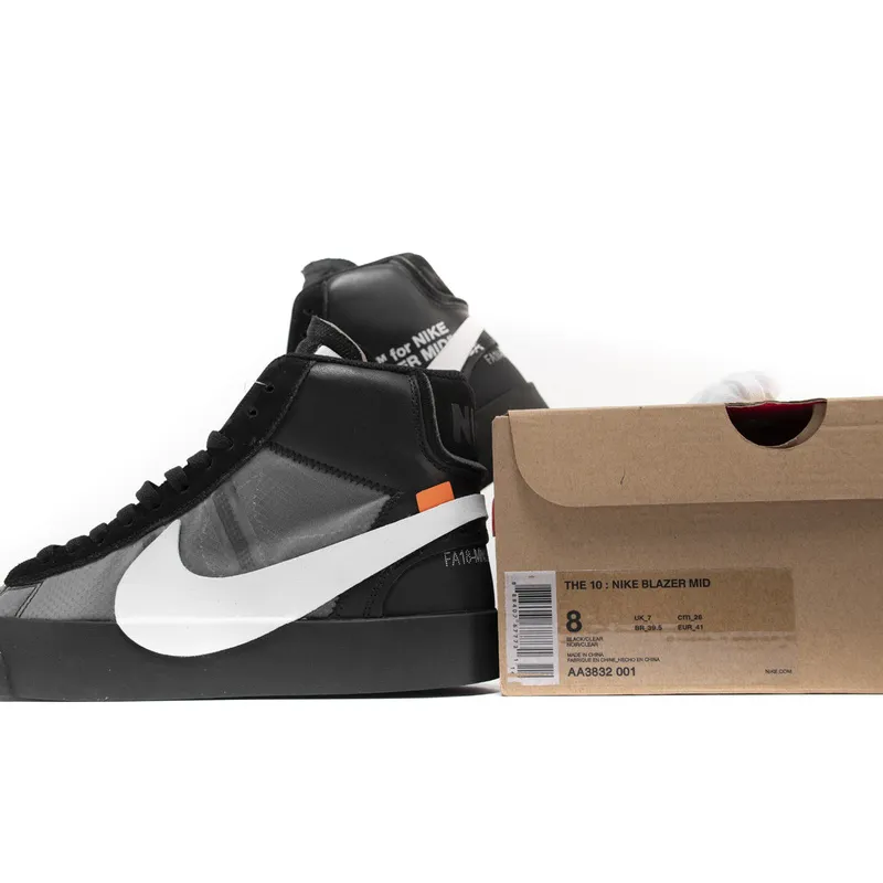 Blazer Mid Off-White Grim Reaper Replica, AA3832-001