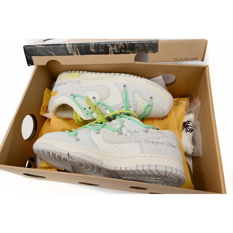 Dunk Low Off-White Lot 14 Replica,DJ0950-106