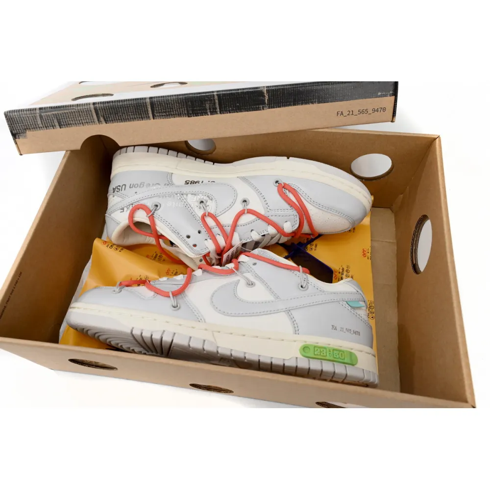 Dunk Low Off-White Lot 23 Replica,DM1602-126