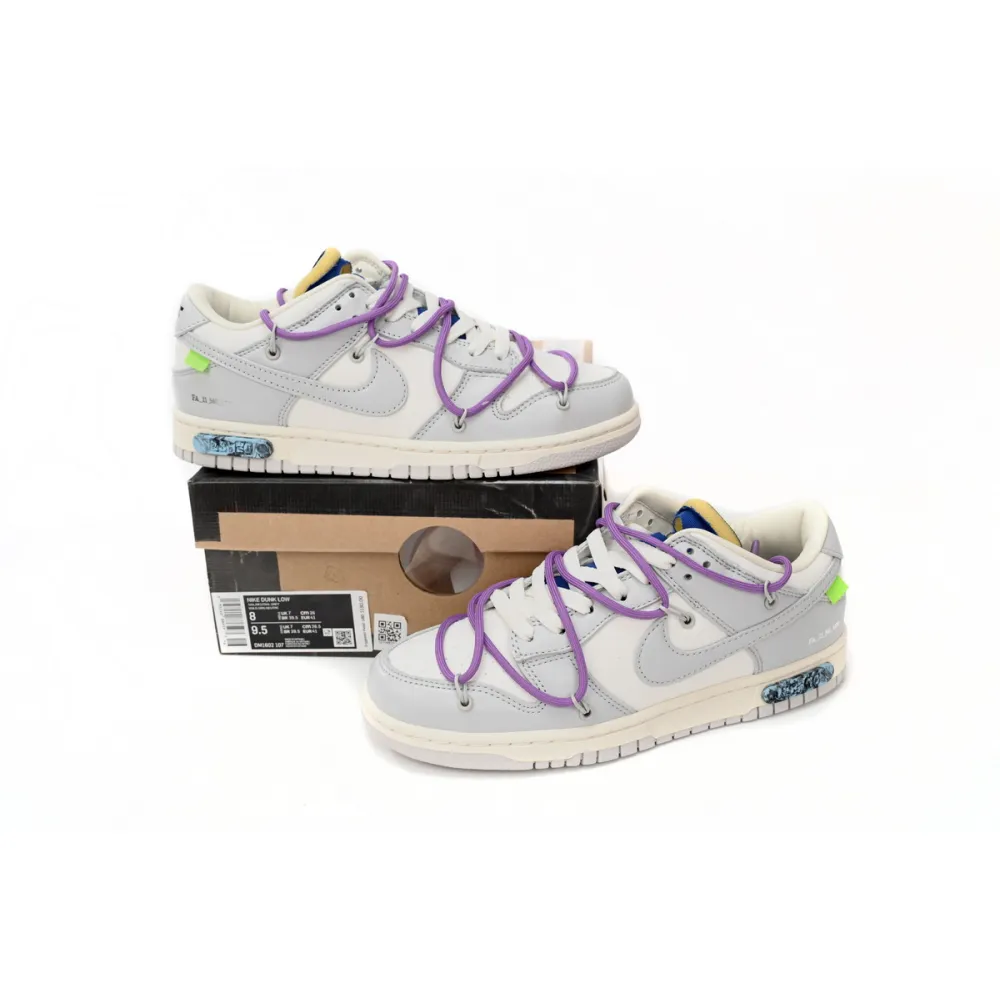 Dunk Low Off-White Lot 48 Replica,DM1602-107