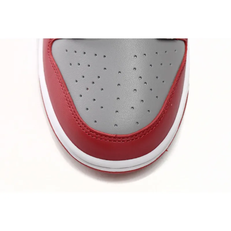 Dunk Low Retro Medium Grey Varsity Red UNLV Replica,DD1391-002