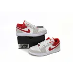 Jordan 1 Low SE Light Smoke Grey Gym Red Replica, DC6991-016, Replica Shoes