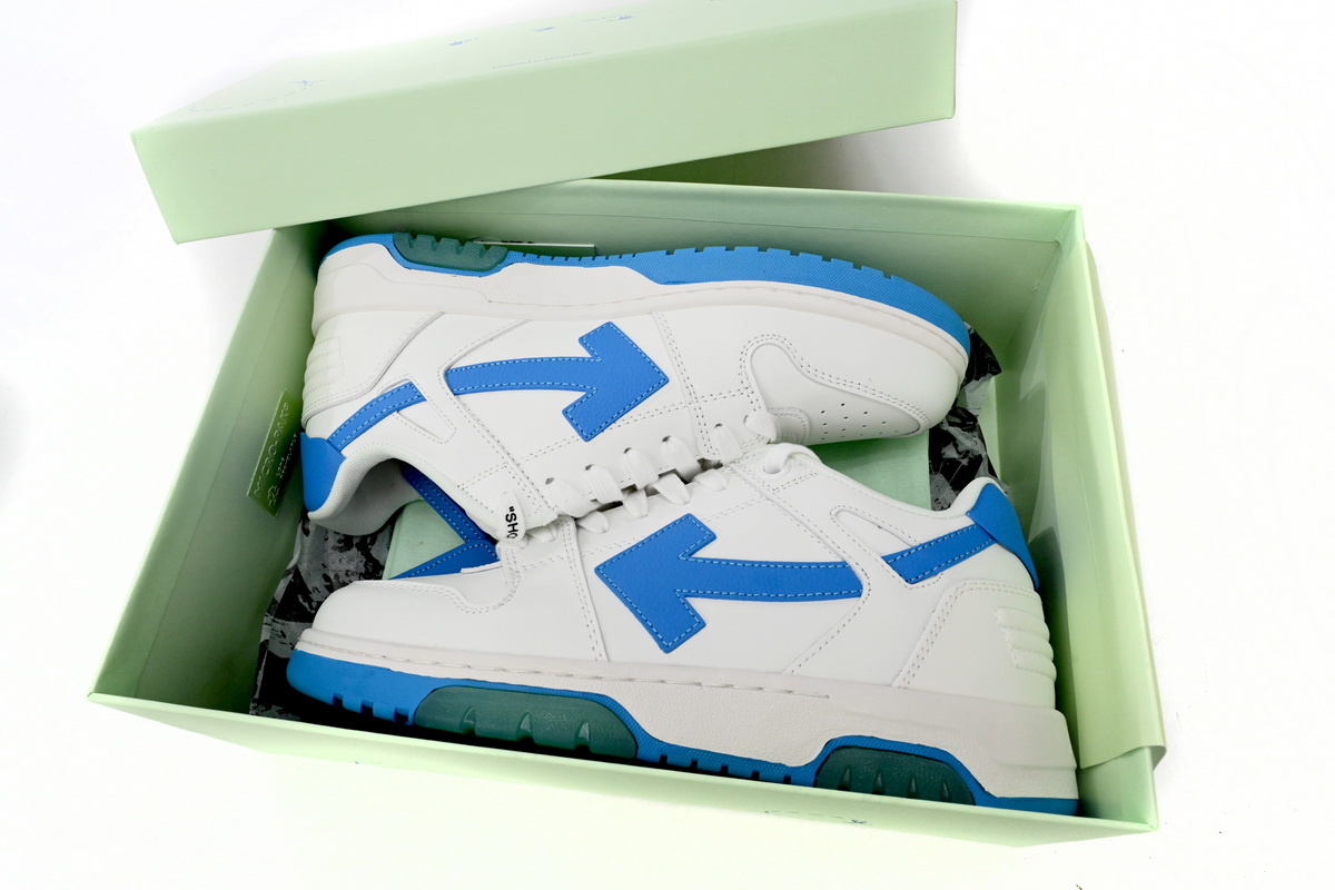 OFF-WHITE Out Of Office White Lake Blue Replica, OMIA189 C99LEA00 20145