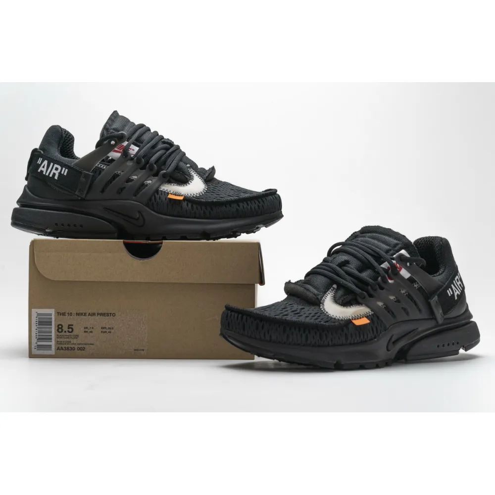 Air Presto Off-White Black Replica,AA3830-002