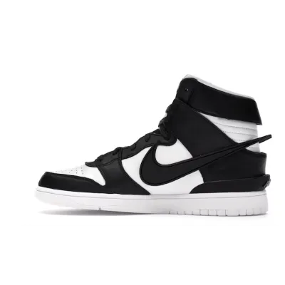 Dunk High AMBUSH Black White Replica,CU7544-001 01