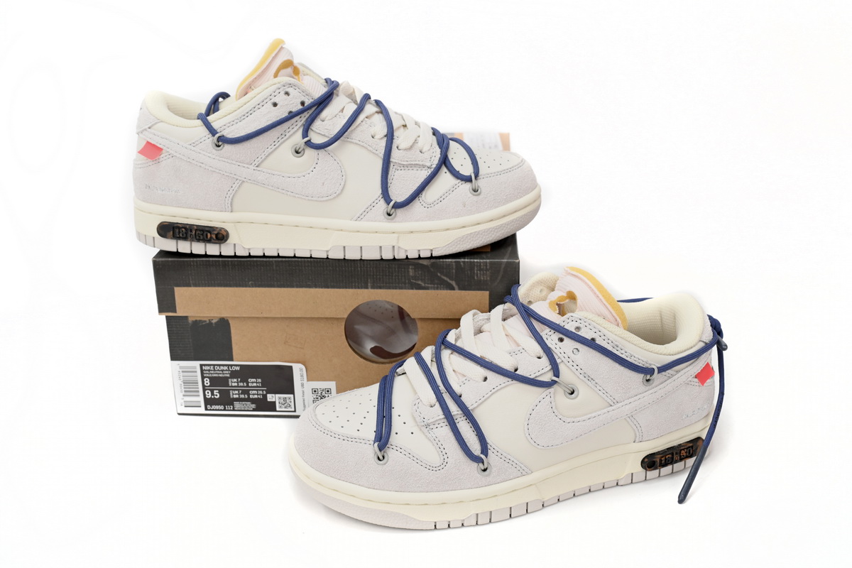 Dunk Low Off-White Lot 18 Replica,DJ0950-112