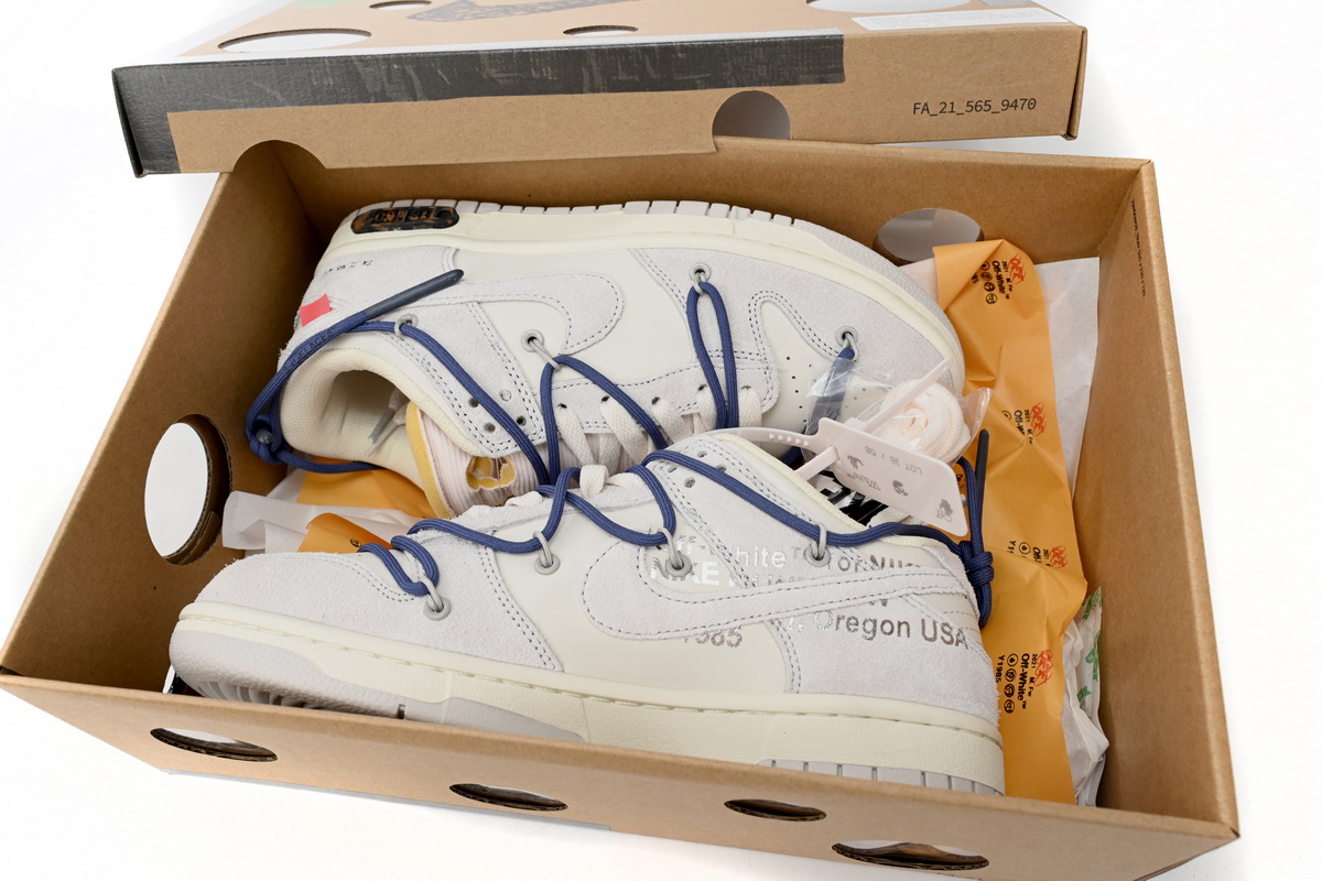 Dunk Low Off-White Lot 18 Replica,DJ0950-112