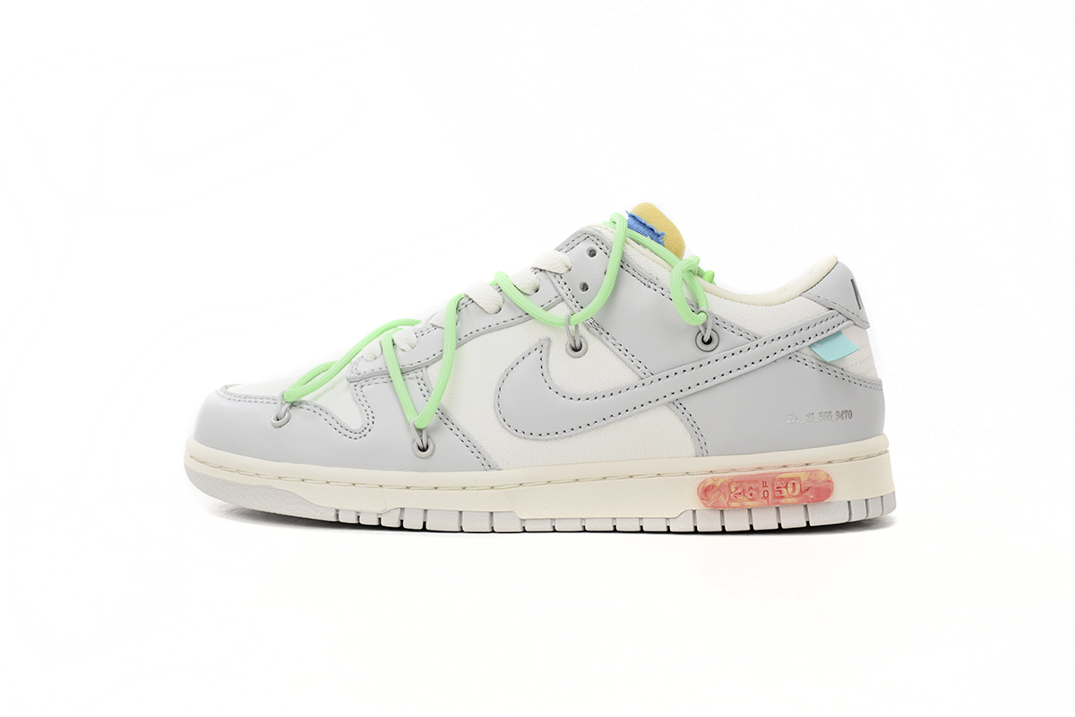 Dunk Low Off-White Lot 26 Replica,DM1602-116