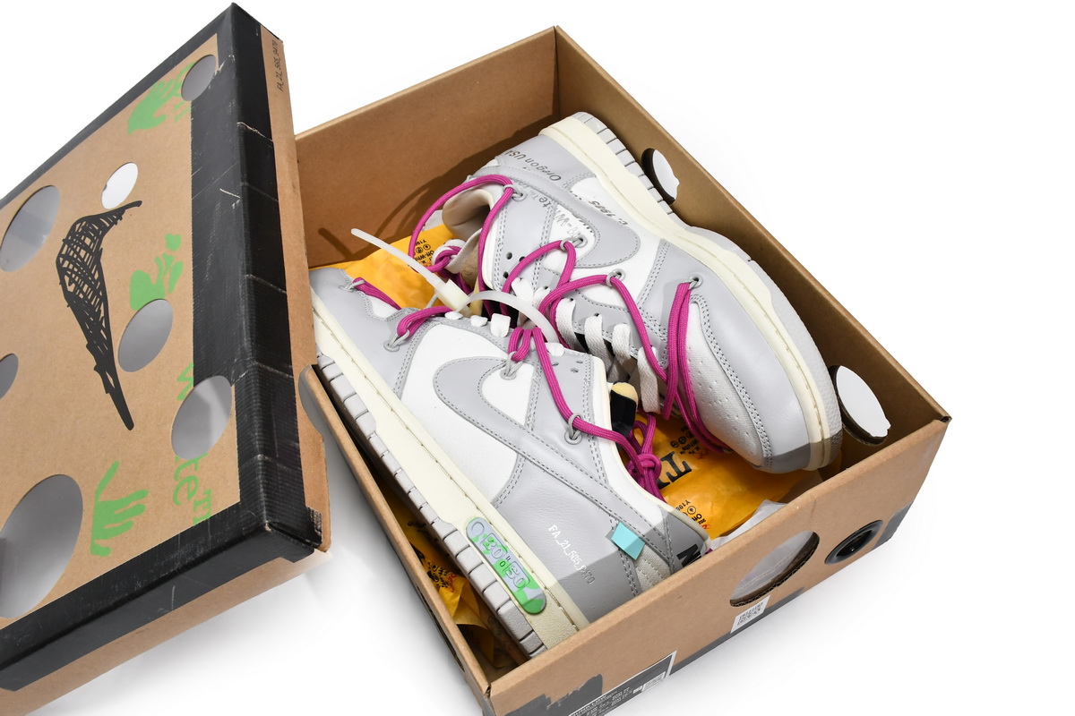 Dunk Low Off-White Lot 30 Replica,DM1602-122