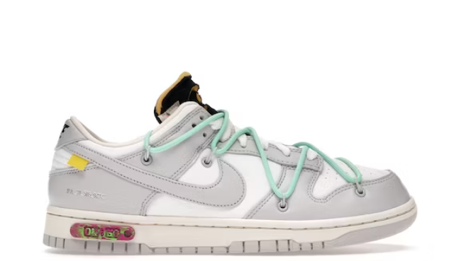 Dunk Low Off-White Lot 4 Replica,DM1602-114