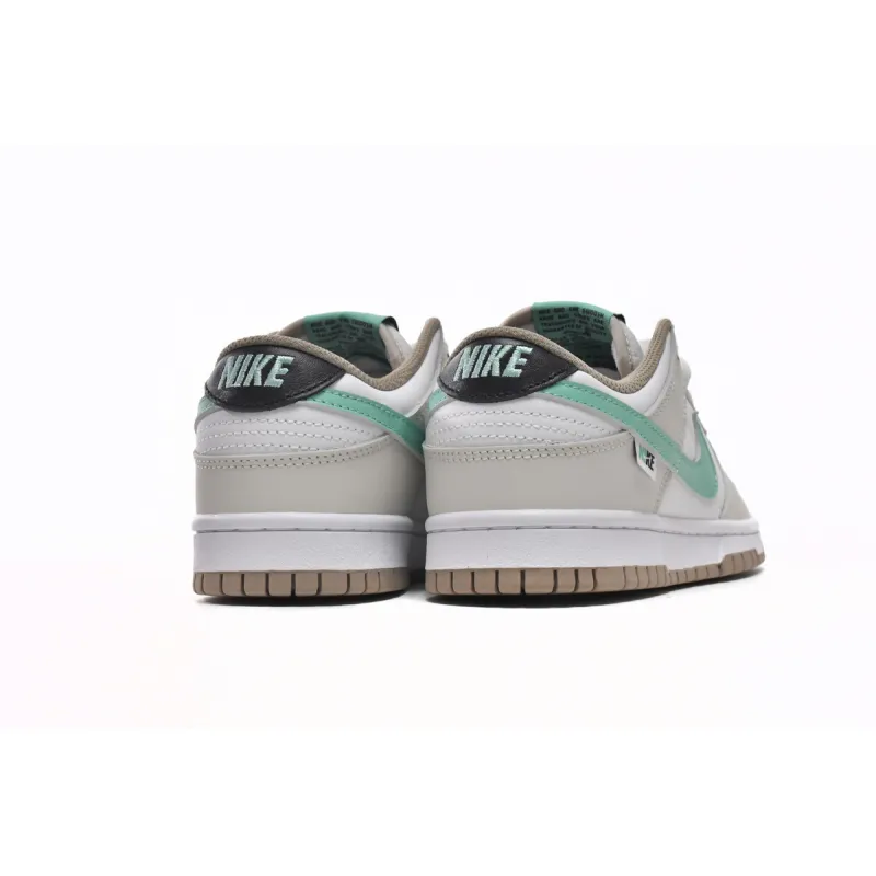 Dunk Low Split Seam White Tan Mint Replica,DX5933-900