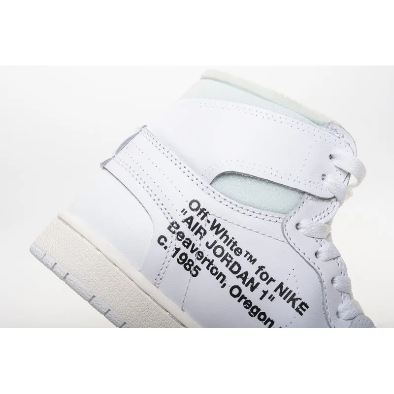 Jordan 1 Retro High Off-White White Replica,AQ0818-100