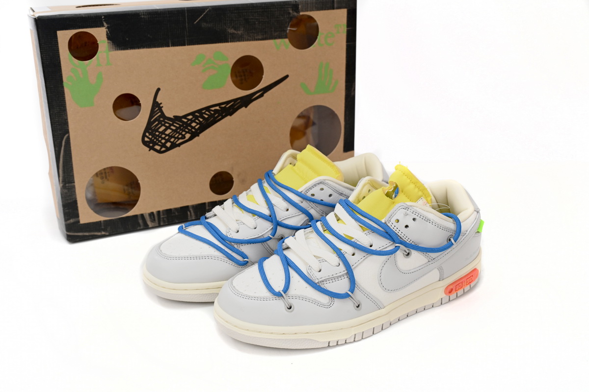 Dunk Low Off-White Lot 10 Replica,DM1602-112