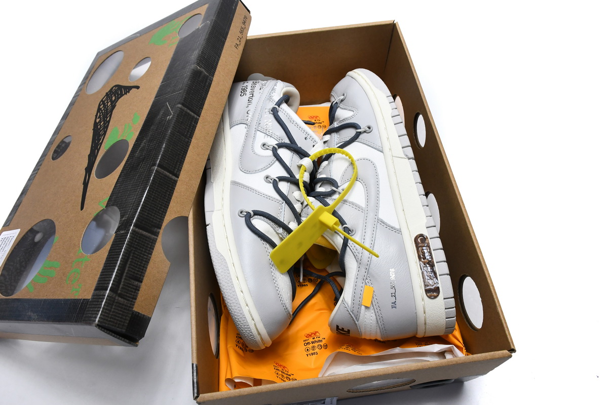 Dunk Low Off-White Lot 41 Replica,DM1602-105