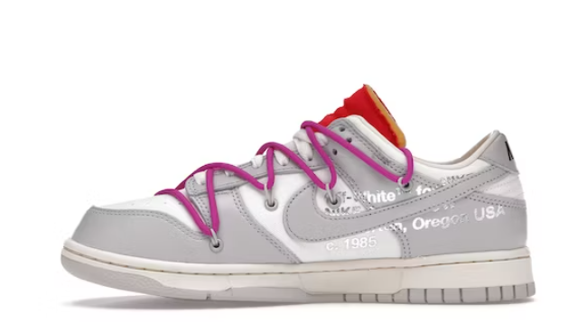 Dunk Low Off-White Lot 45 Replica,DJ1602-101