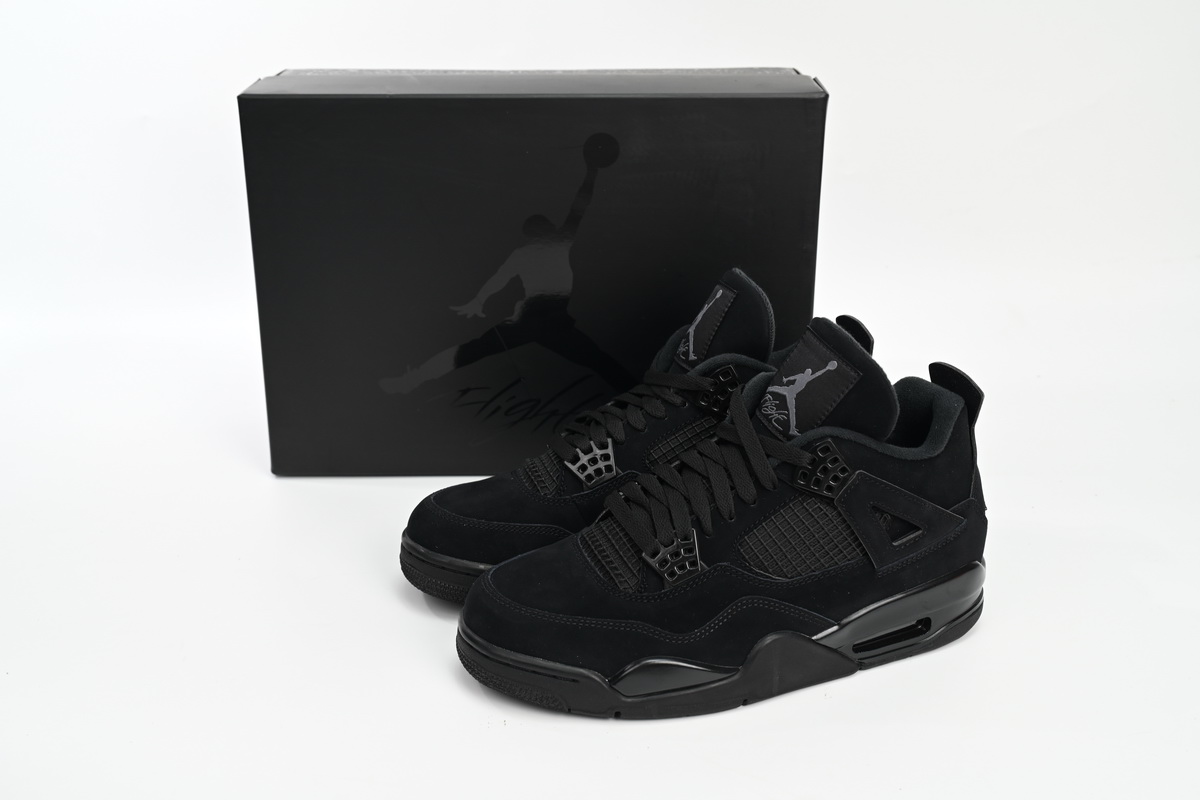 Jordan 4 Retro Black Cat Replica, CU1110-010