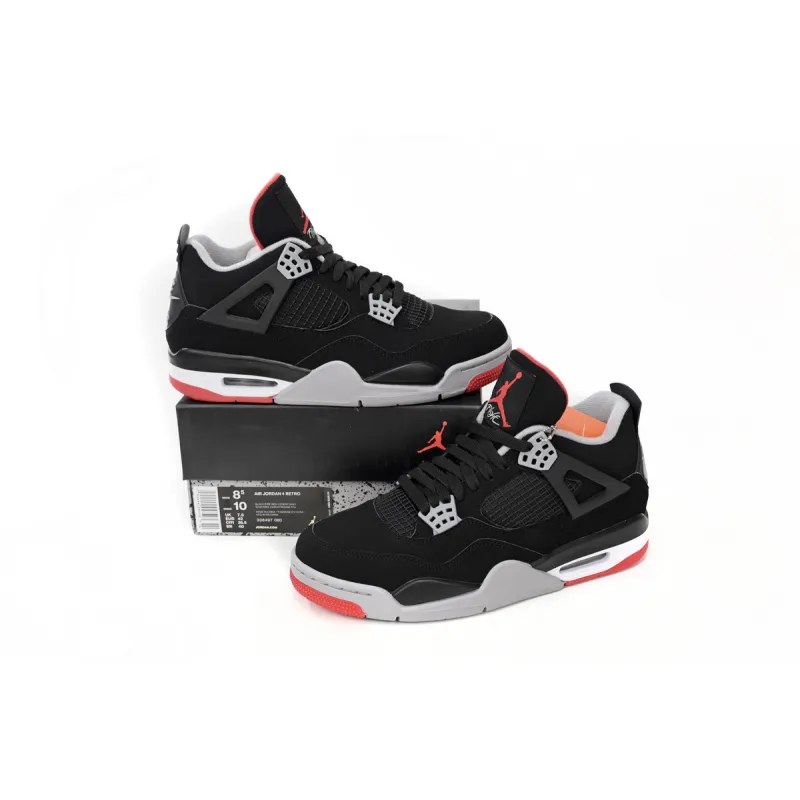 Jordan 4 Retro Bred Replica, 308497-060