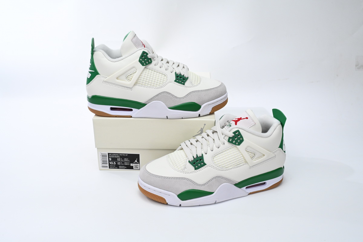 Jordan 4 Retro SB Pine Green Replica, DR5415-103
