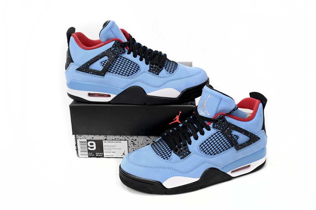Jordan 4 Retro Travis Scott Cactus Jack Replica, 308497-406