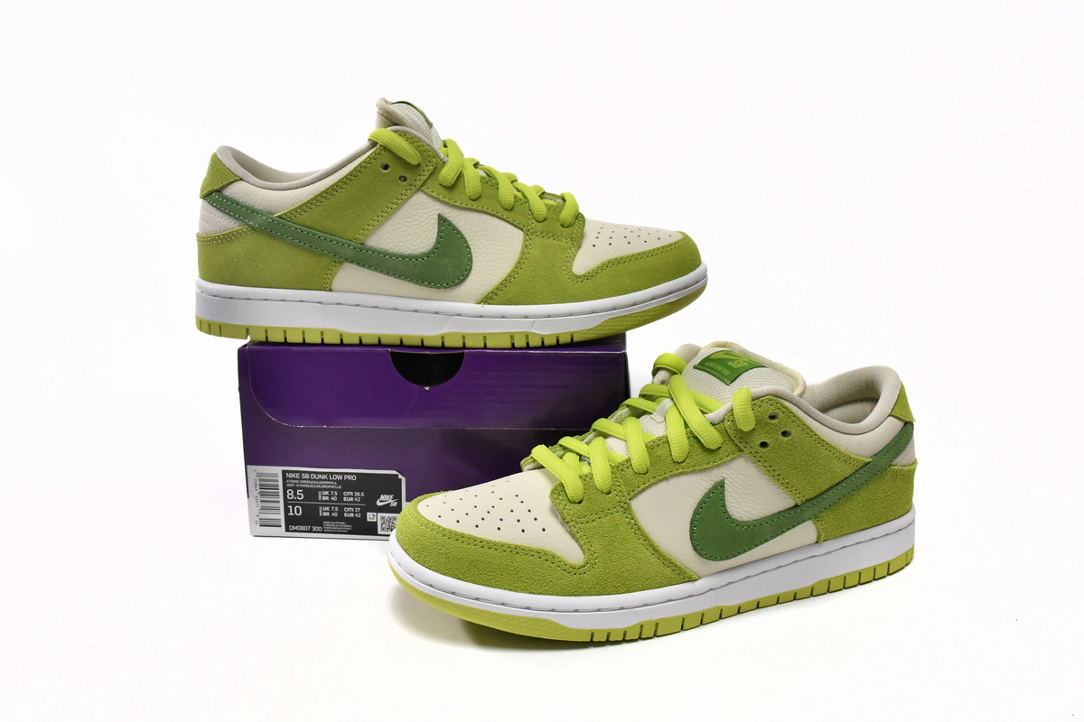 SB Dunk Low Green Apple Replica,DM0807-300