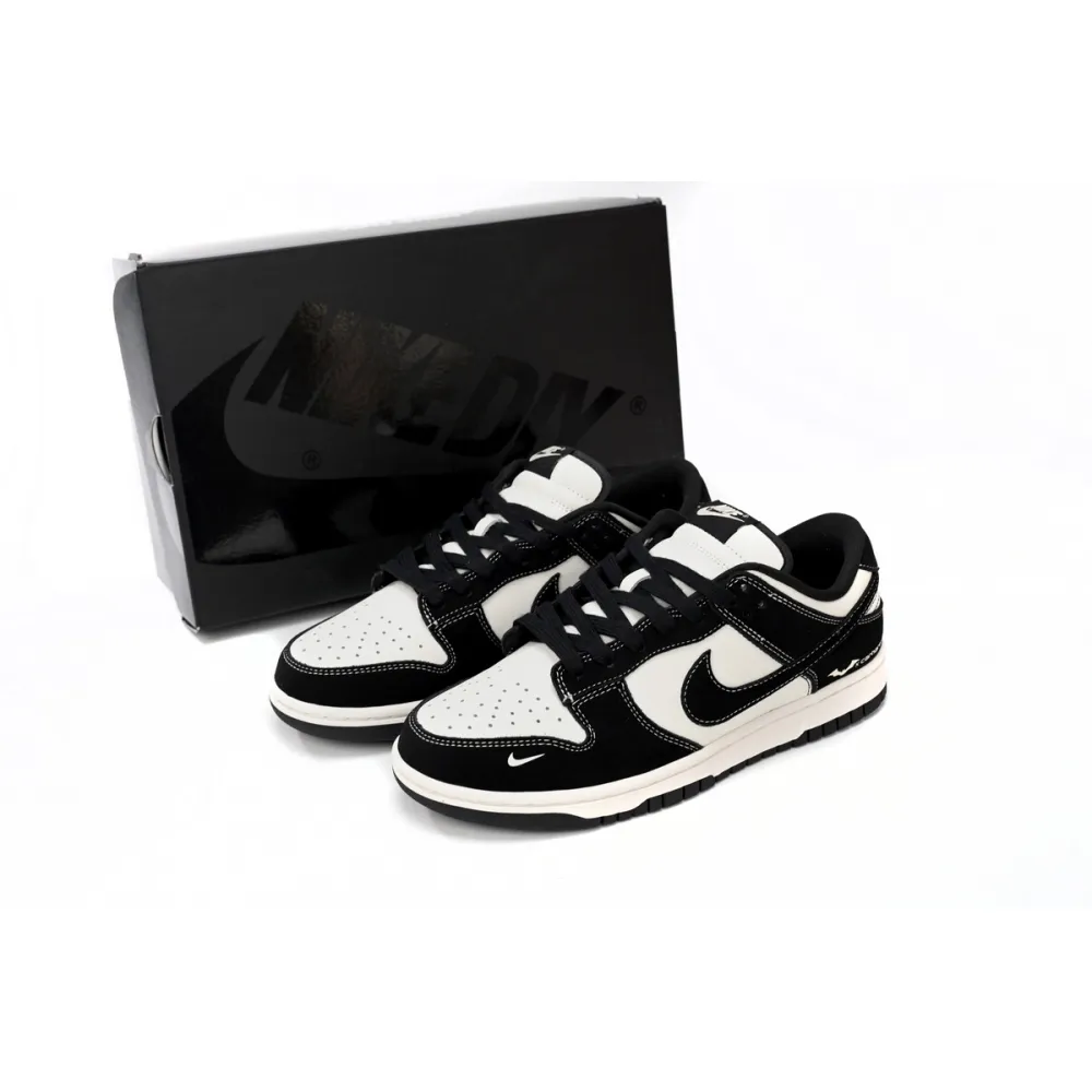 SB Dunk Low LV Batman Replica,FC1688-300, Replica Shoes