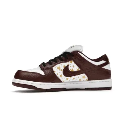 SB Dunk Low Supreme Stars Barkroot Brown Replica,DH3228-103 01