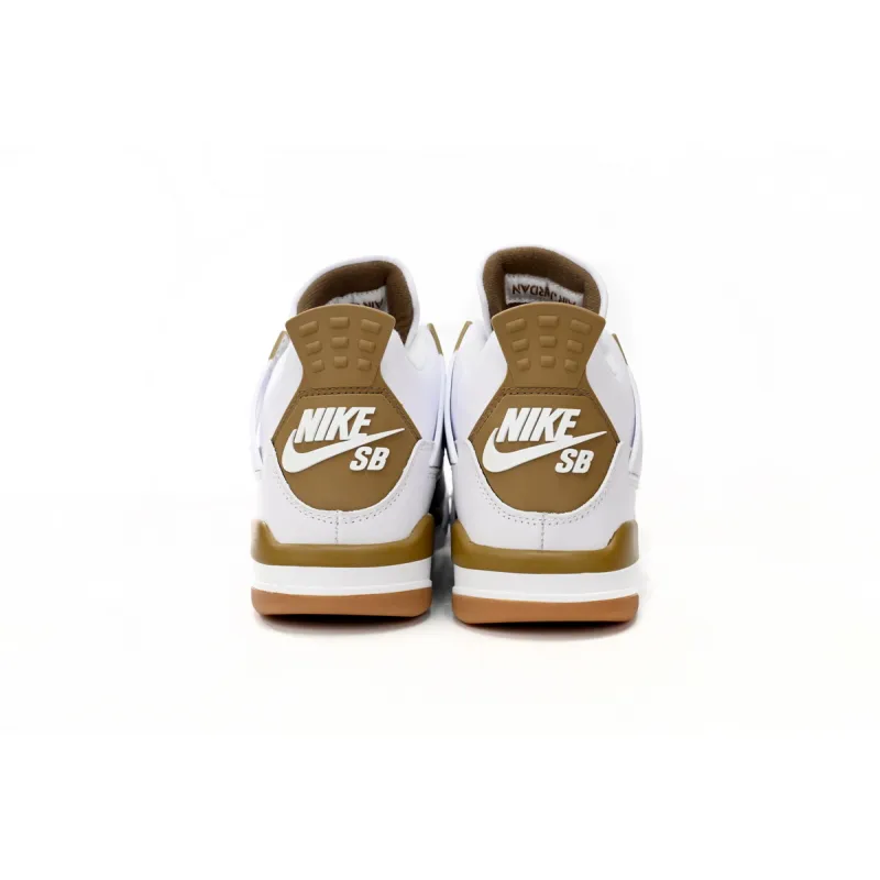 SB x Air Jordan 4 White Brown Replica, DR5415-120