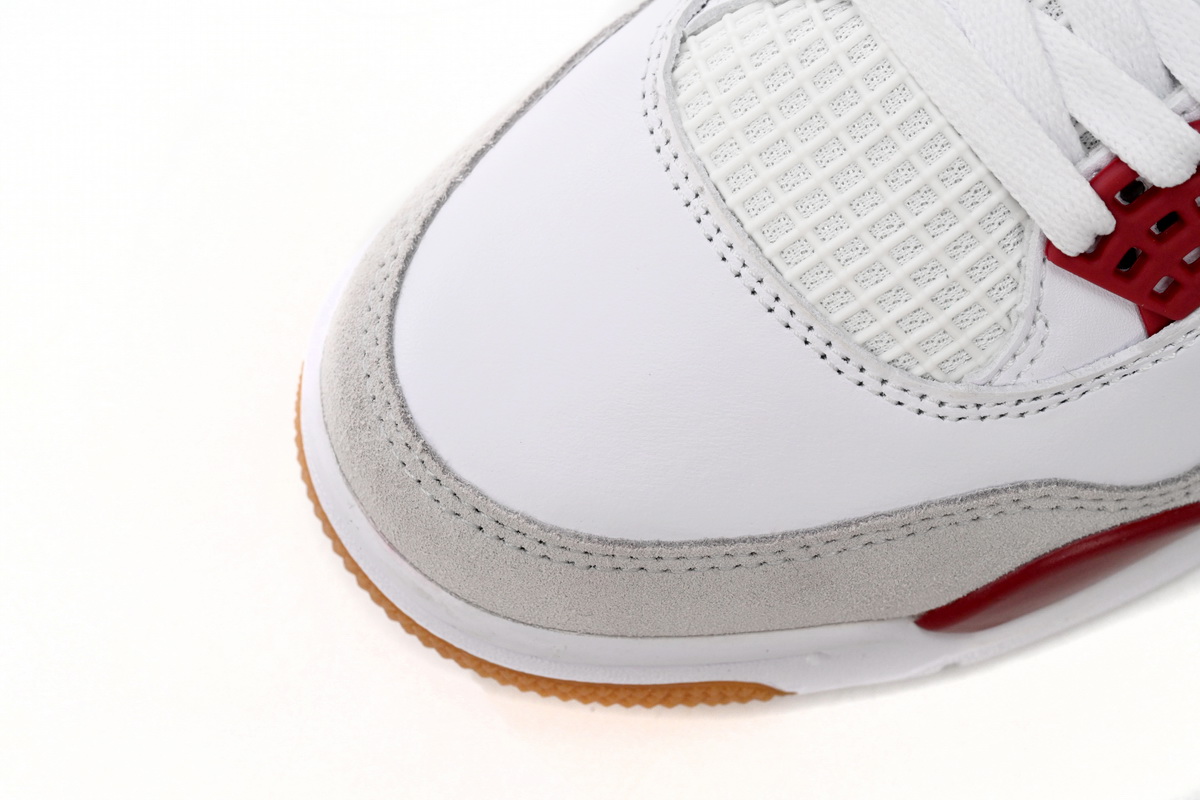 SB x Air Jordan 4 White Red Replica, DR5415-160