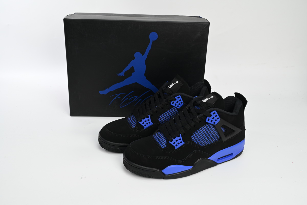 Air Jordan 4 Retro Black Blue Replica, CT8527-018