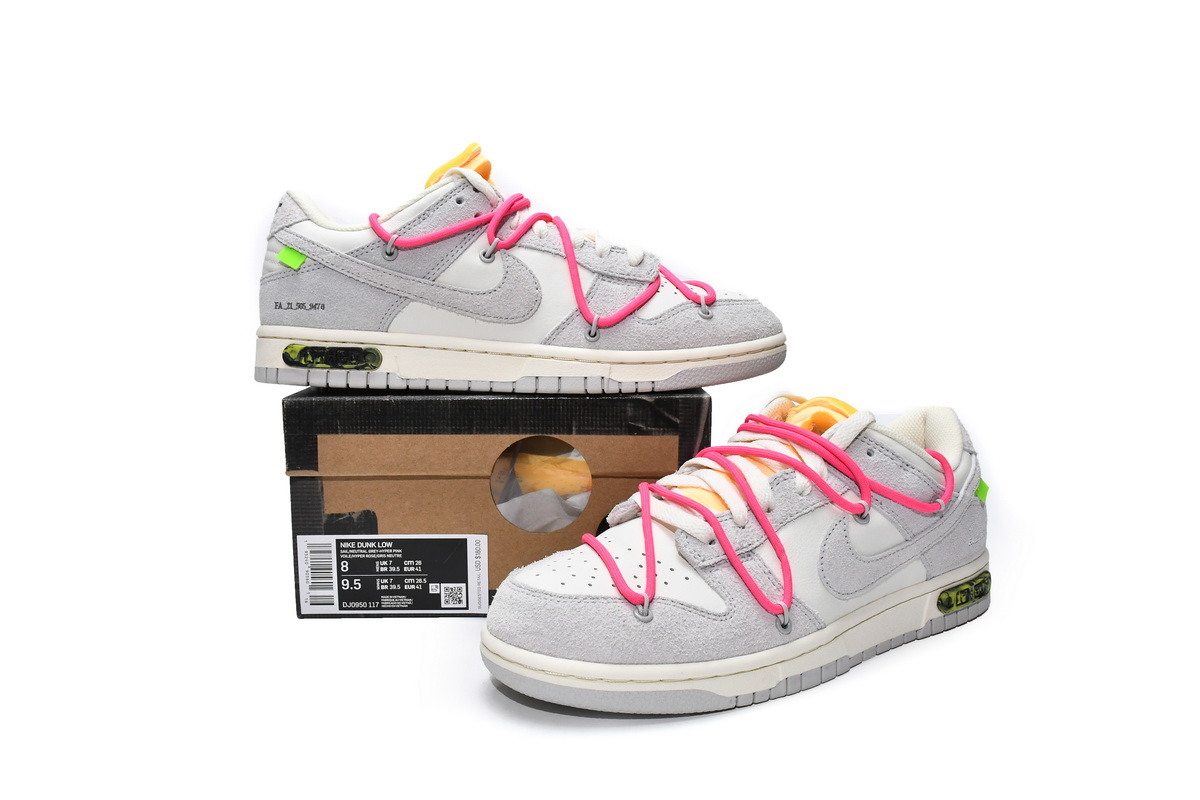 Dunk Low Off-White Lot 17 Replica,DJ0950-117
