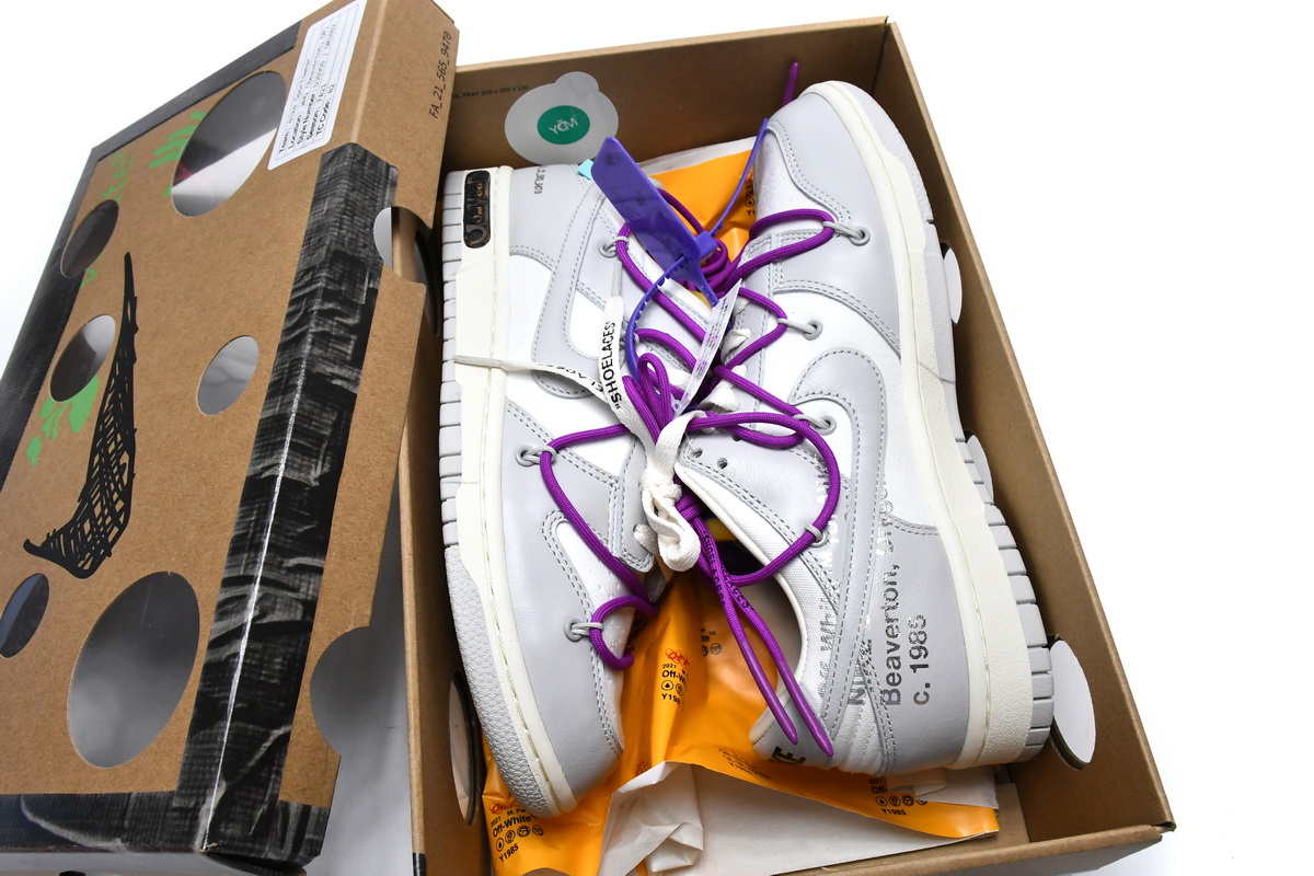 Dunk Low Off-White Lot 28 Replica,DM1602-111