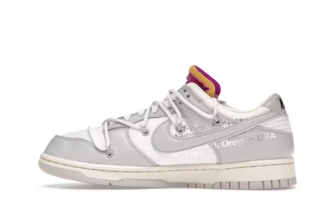 Dunk Low Off-White Lot 3 Replica,DM1602-118