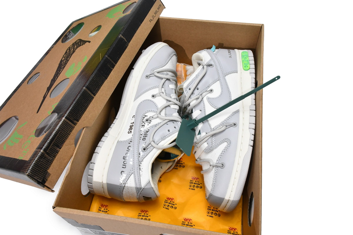 Dunk Low Off-White Lot 42 Replica,DM1602-117