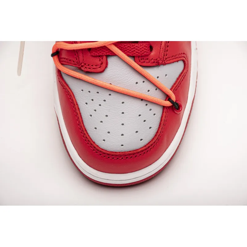 Dunk Low Off-White University Red Replica,CT0856-600