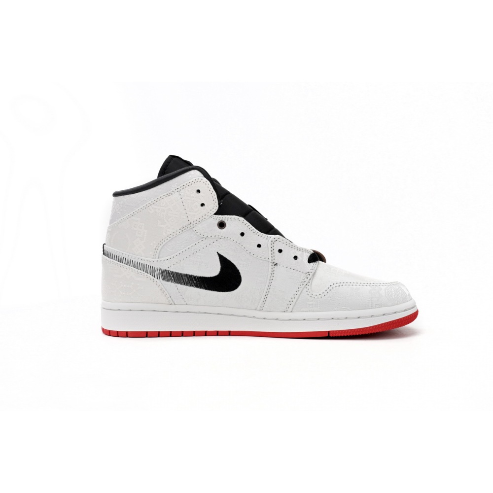 Jordan 1 Mid SE Fearless Edison Chen CLOT Replica, CU2804-100, Replica Shoes