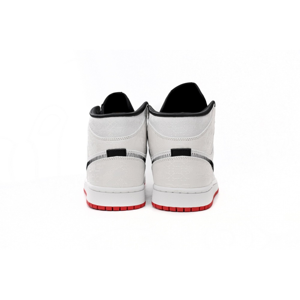 Jordan 1 Mid SE Fearless Edison Chen CLOT Replica, CU2804-100, Replica Shoes